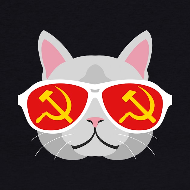 Soviet Communist Cat by sqwear